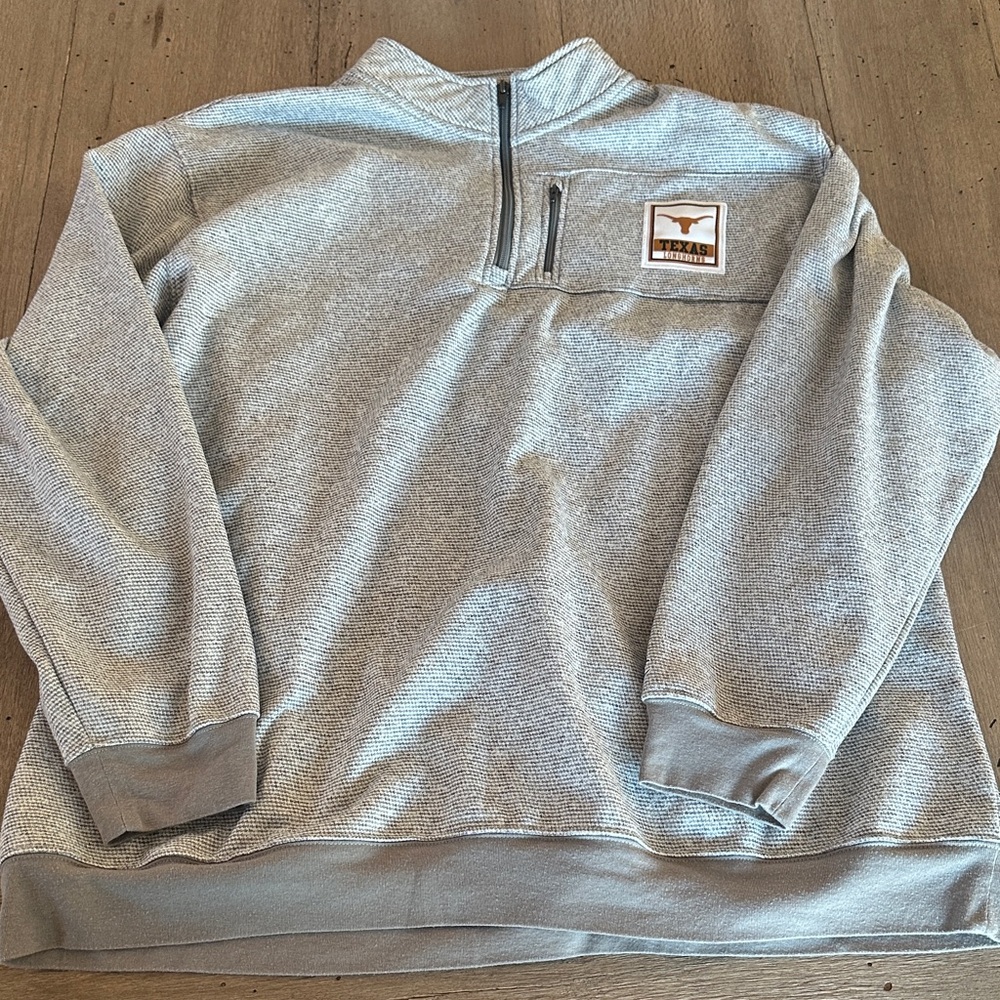 Champion Longhorns 1/4 Zip Pull Over